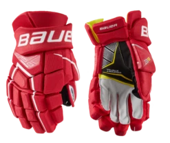 Bauer Supreme 3S Senior Hockey Gloves -Pro Hockey Supplies 1058644 RED