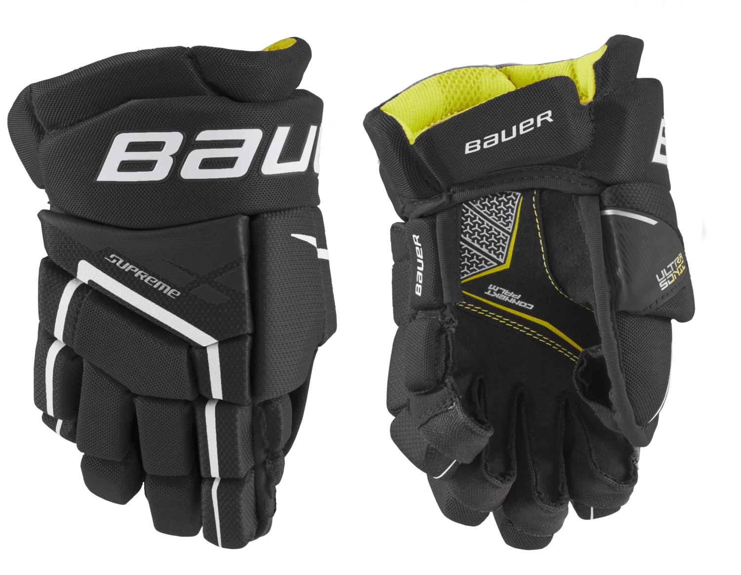 Bauer Supreme Ultrasonic Youth Hockey Gloves Bauer Supreme Ultrasonic Youth Hockey Gloves -Pro Hockey Supplies 1058655 BKW 1