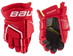 Bauer Supreme Ultrasonic Youth Hockey Gloves 4 Bauer Supreme Ultrasonic Youth Hockey Gloves -Pro Hockey Supplies 1058655 RED