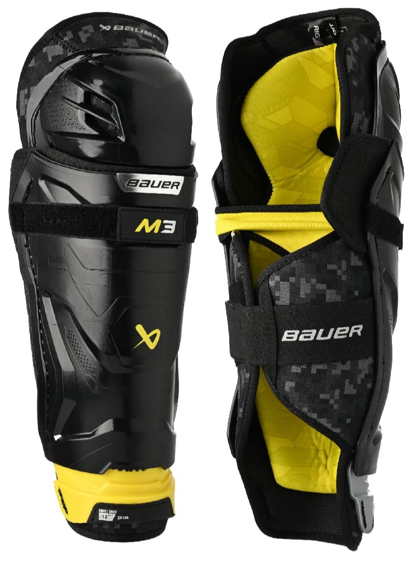 Bauer Supreme M3 Intermediate Shin Guards Bauer Supreme M3 Intermediate Shin Guards -Pro Hockey Supplies 1061893 BTH23 PROTECTIVE SHIN SUPREME M3 JR catalog threequarter