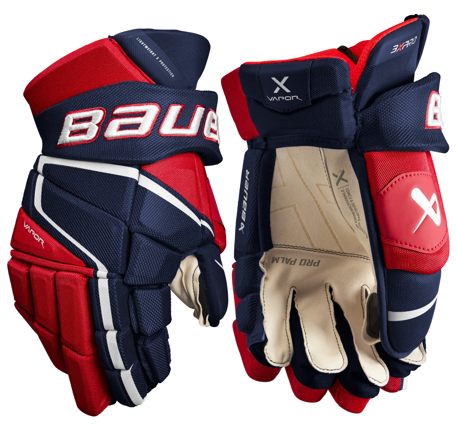 Bauer Vapor 3X Pro Senior Hockey Gloves Bauer Vapor 3X Pro Senior Hockey Gloves -Pro Hockey Supplies 3XPRO SR FRONT NRW2