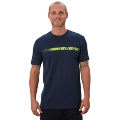 Bauer Graphic Short Sleeve Crew Youth -Pro Hockey Supplies 611078 NAV 01 4184a5d5 477c 4568 8df8 e997108800b2