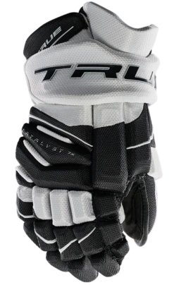True Hockey True Catalyst 7X Junior Hockey Gloves -Pro Hockey Supplies CT7xGlove Black White 1