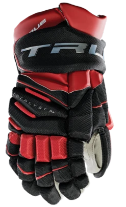 True Hockey True Catalyst 9X Junior Hockey Gloves 8 True Hockey True Catalyst 9X Junior Hockey Gloves -Pro Hockey Supplies CT9xGlove Black Red 1