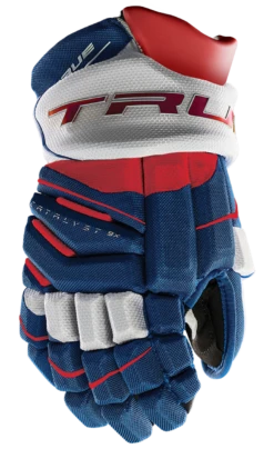 True Hockey True Catalyst 9X Junior Hockey Gloves 5 True Hockey True Catalyst 9X Junior Hockey Gloves -Pro Hockey Supplies CT9xGlove Red White Blue