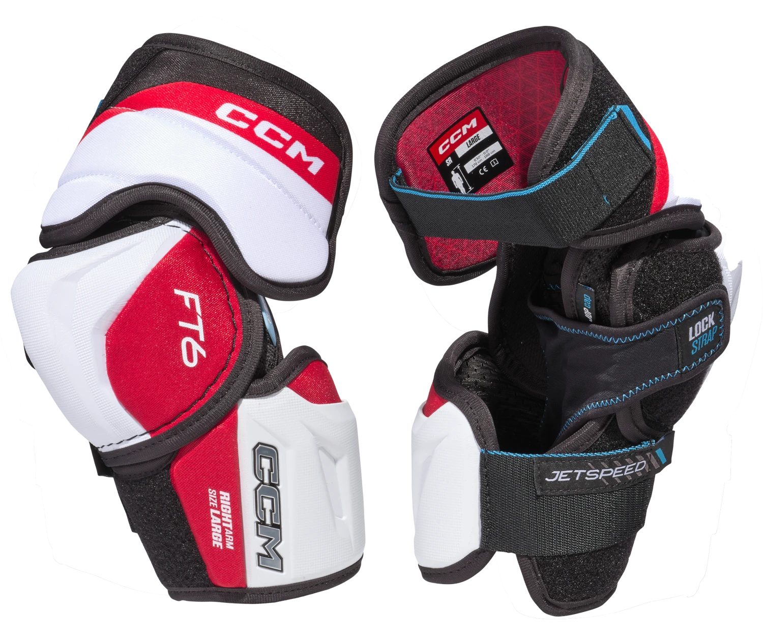 CCM JetSpeed FT6 Junior Elbow Pads CCM JetSpeed FT6 Junior Elbow Pads -Pro Hockey Supplies EPFT6 01 1