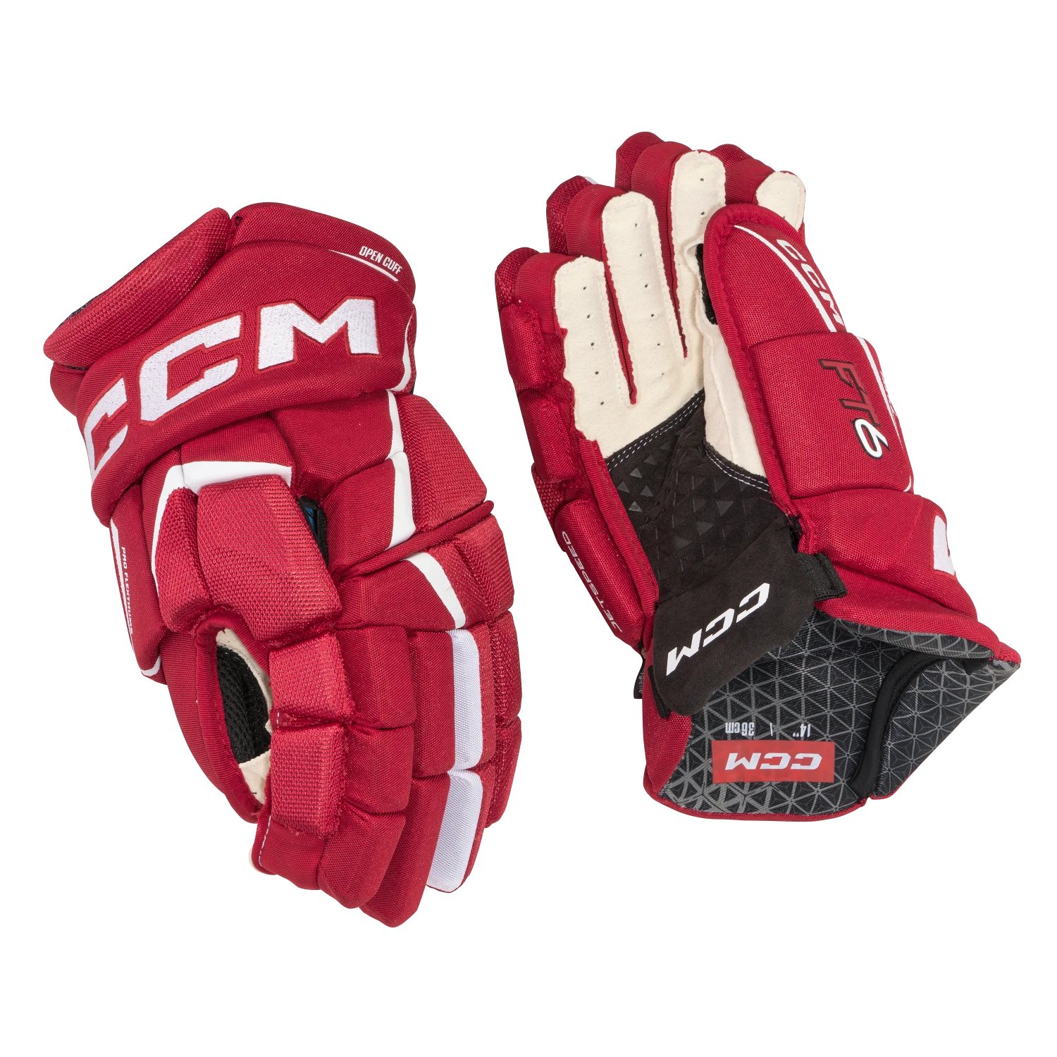 CCM JetSpeed FT6 Junior Hockey Gloves CCM JetSpeed FT6 Junior Hockey Gloves -Pro Hockey Supplies HGFT6 RDWH 03