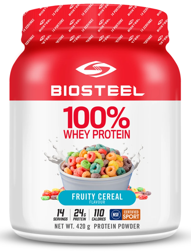 Biosteel 100% Whey Protein (14 Servings) Biosteel 100% Whey Protein (14 Servings) -Pro Hockey Supplies WHEY PROTEIN Fruity Cereal CA 1194x efe76583 d522 41ad 81a9 df4bb49f5f01