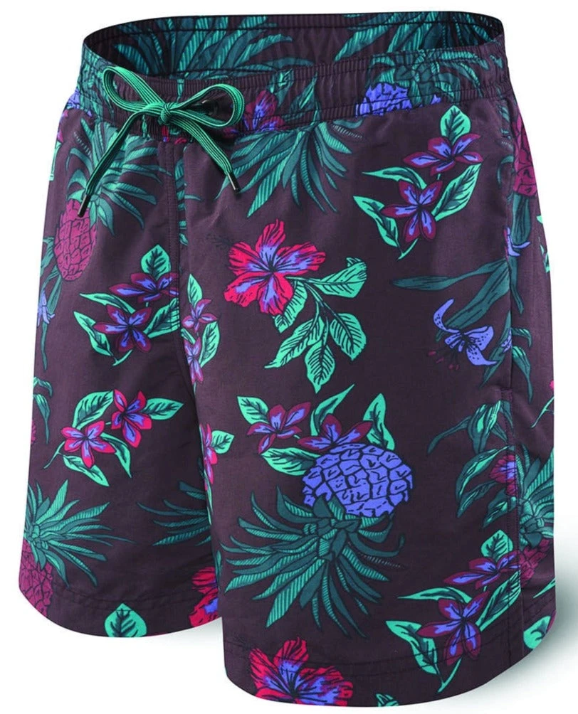 SAXX Cannonball 2n1 Short Red Pineapple Party SAXX Cannonball 2n1 Short Red Pineapple Party -Pro Hockey Supplies saxx cannonball 2n1 short red pineapple party