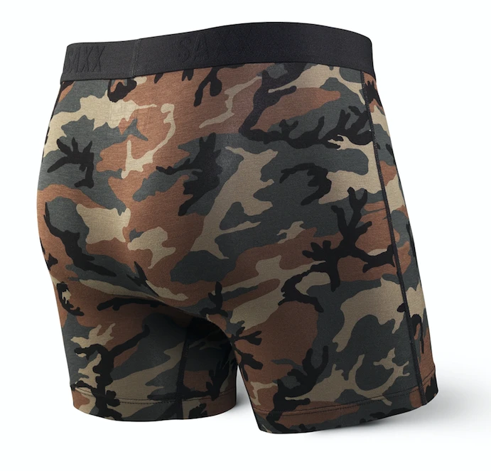 SAXX Vibe Boxer Modern Fit Woodland Camo SAXX Vibe Boxer Modern Fit Woodland Camo -Pro Hockey Supplies sxbm35 wdl v2