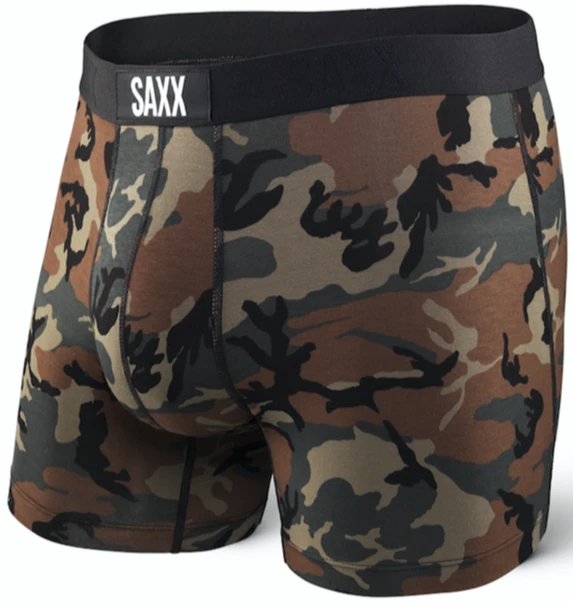 SAXX Vibe Boxer Modern Fit Woodland Camo SAXX Vibe Boxer Modern Fit Woodland Camo -Pro Hockey Supplies sxbm35 wdl