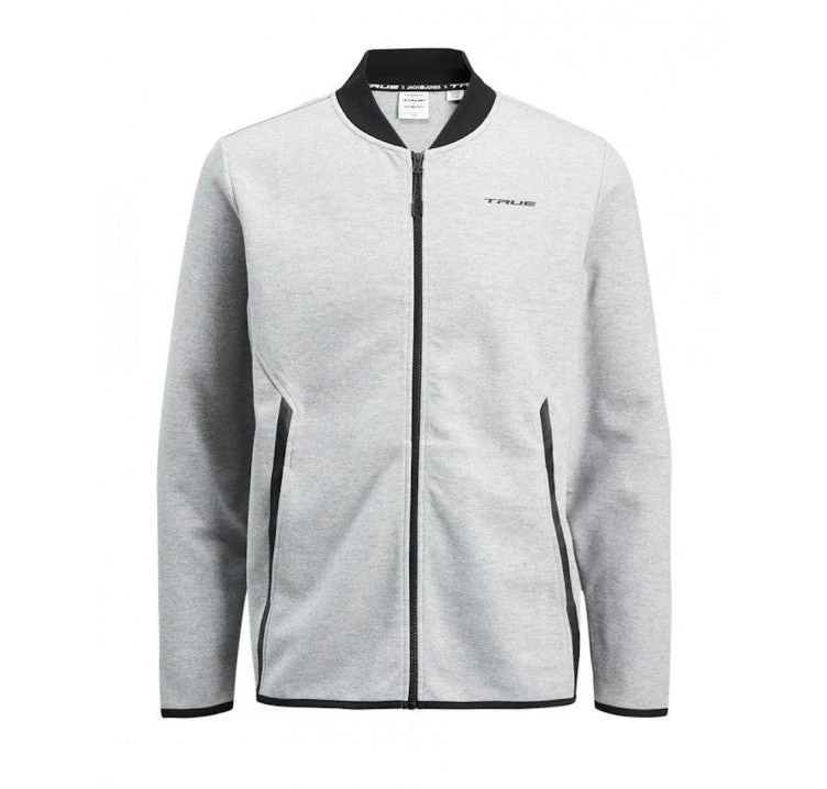 True Hockey x Jack & Jones Rub Sweat Zip Baseball True Hockey X Jack & Jones Rub Sweat Zip Baseball -Pro Hockey Supplies true rub sweat zip baseball grey