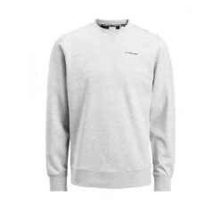 True Hockey X Jack & Jones Twist Sweat Crew Neck -Pro Hockey Supplies true hockey apparel twist sweat crew neck grey 2