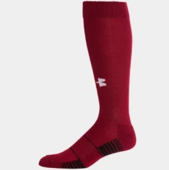 Under Armour Team Over-The-Calf Senior Socks -Pro Hockey Supplies under armour team over the calf cardinal socks 1